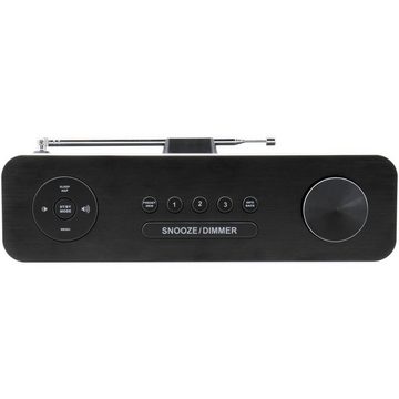 Soundmaster DAB700SW tragbares Digitalradio DAB+ USB SD Bluetooth Streaming 2x6 W Digitalradio (DAB) (DAB+, UKW-RDS, 12 W, DAB+, Bassverstärkung, Weckerfunktion, Einschlaffunktion, Bluetooth)