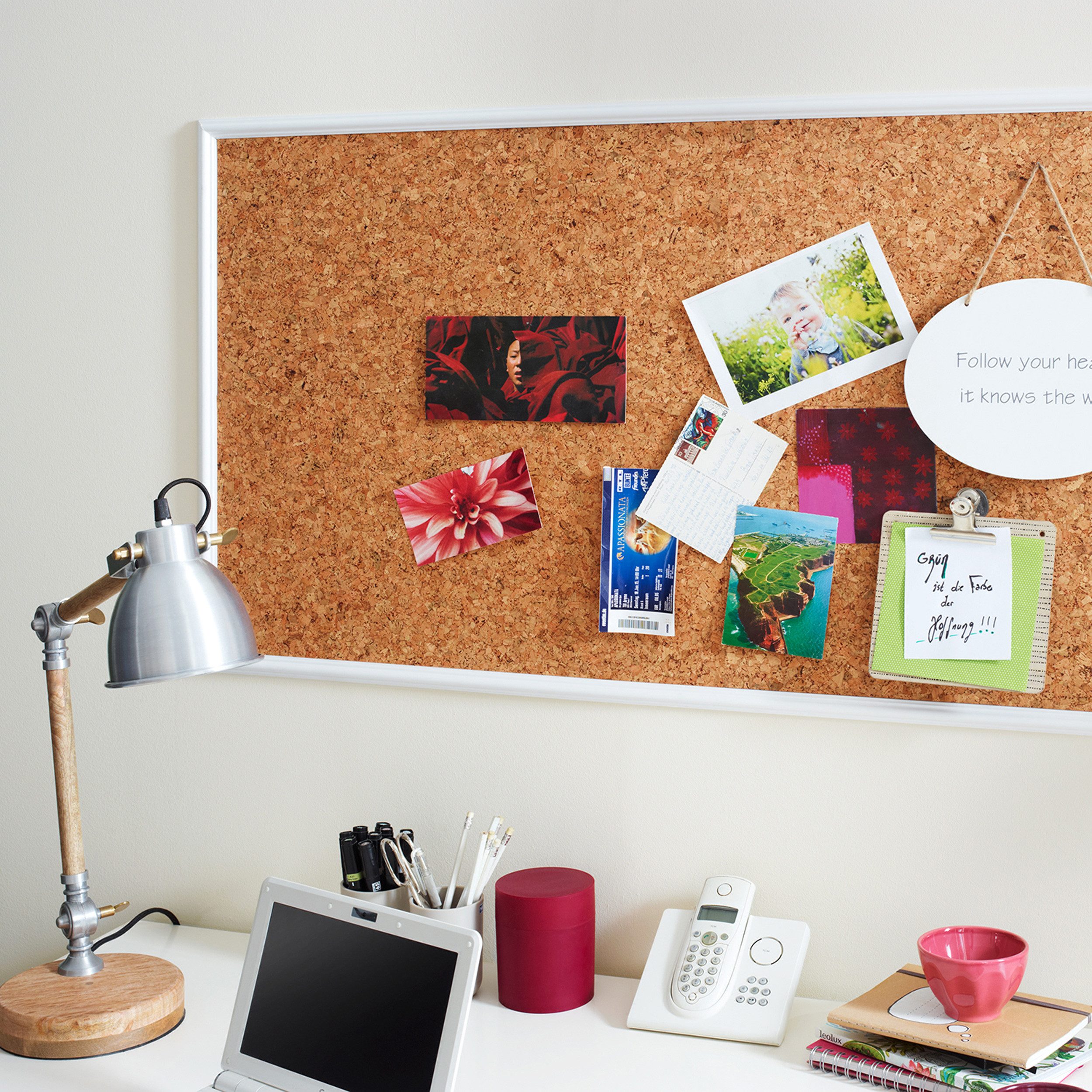 Decosa Memoboard Decosa Pinnwand mit Rahmen, günstig online kaufen