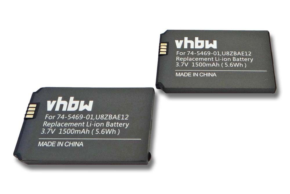 vhbw Ersatz für Li-Ion 1500 Akku V) (3,7 für U8ZBAE12 mAh