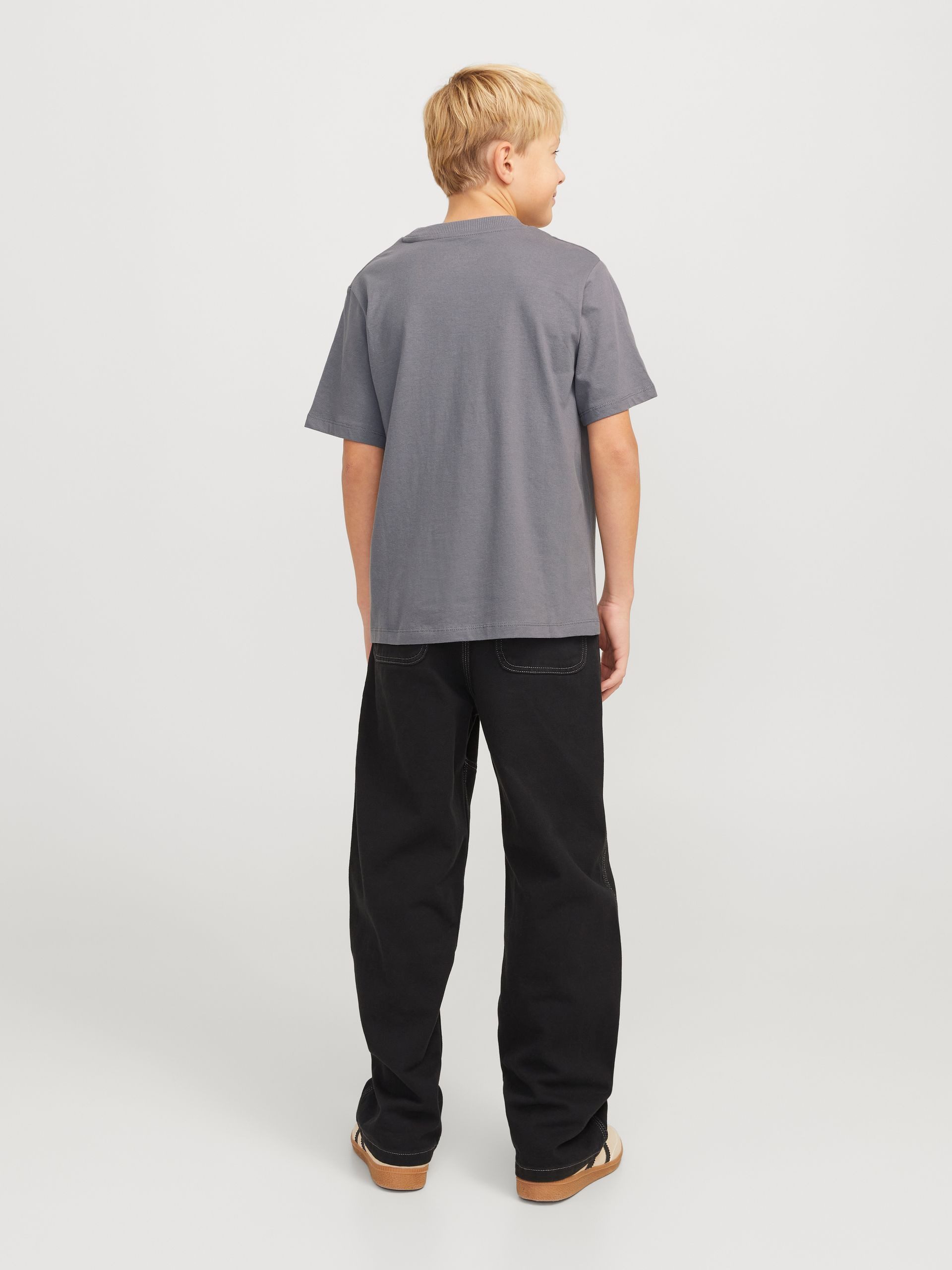 Jack & Jones Junior T-Shirt JJECALEB VARSITY TEE S/S O-NECK JNR