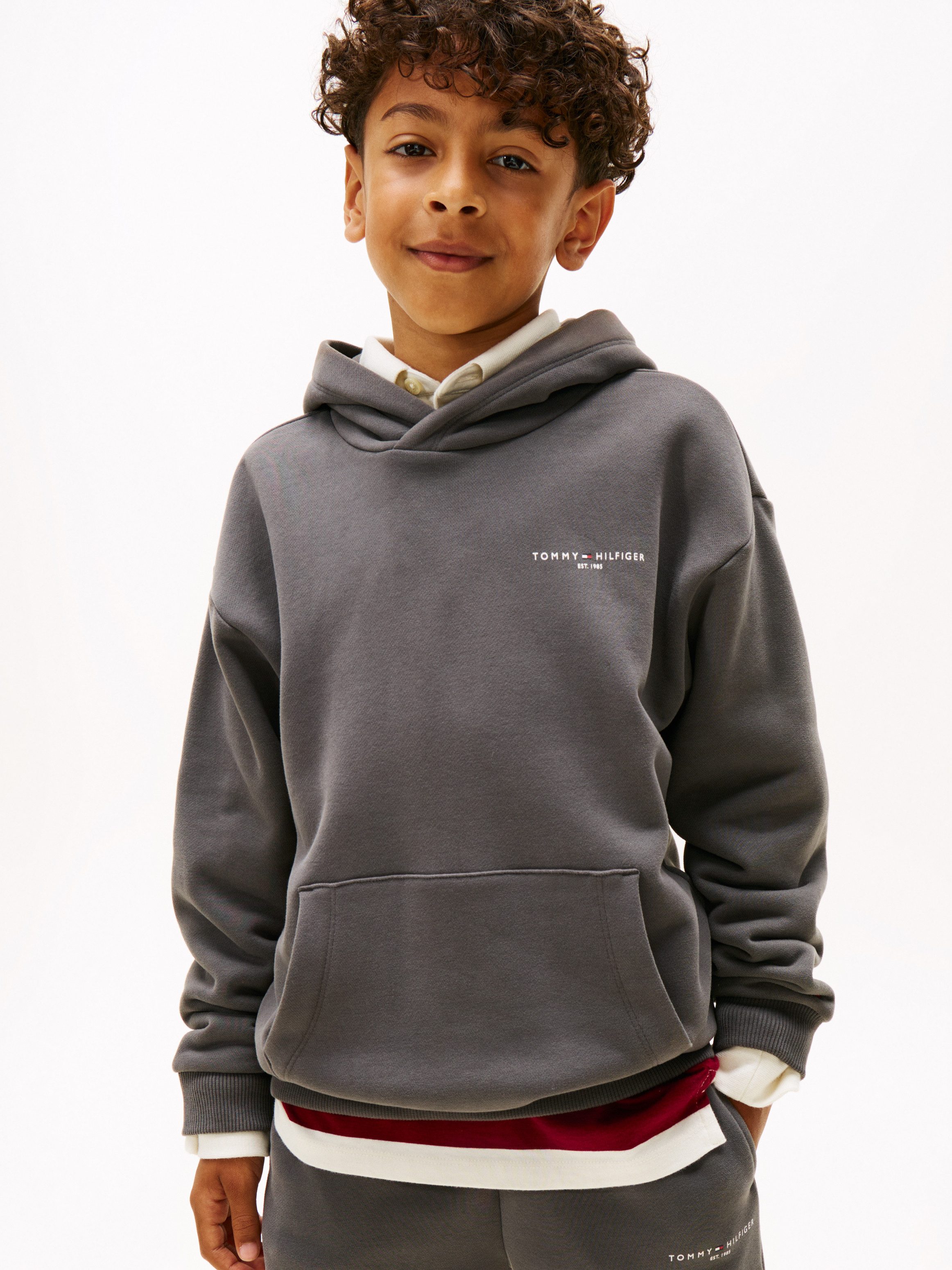 Tommy Hilfiger Kapuzensweatshirt MINI CORP HOODIE Kinder bis 16 Jahre – Bild 2 von 5