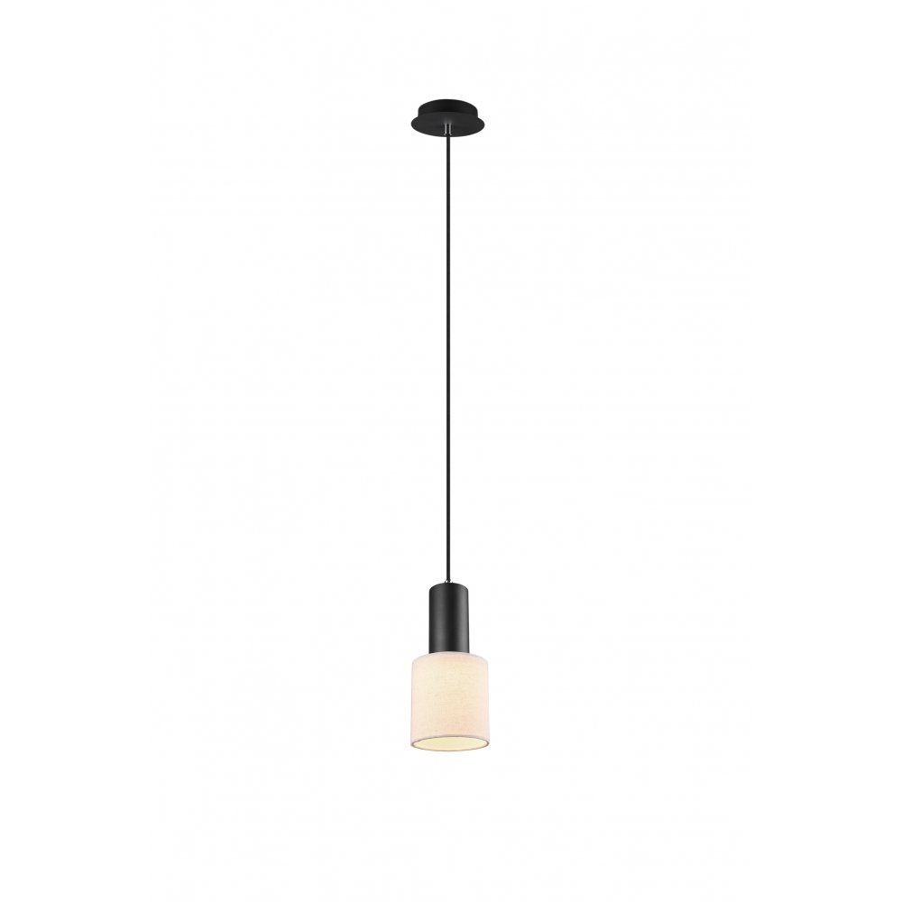 TRIO Pendelleuchte Pendelleuchte Lampe Wailer schwarz matt 1xGU10