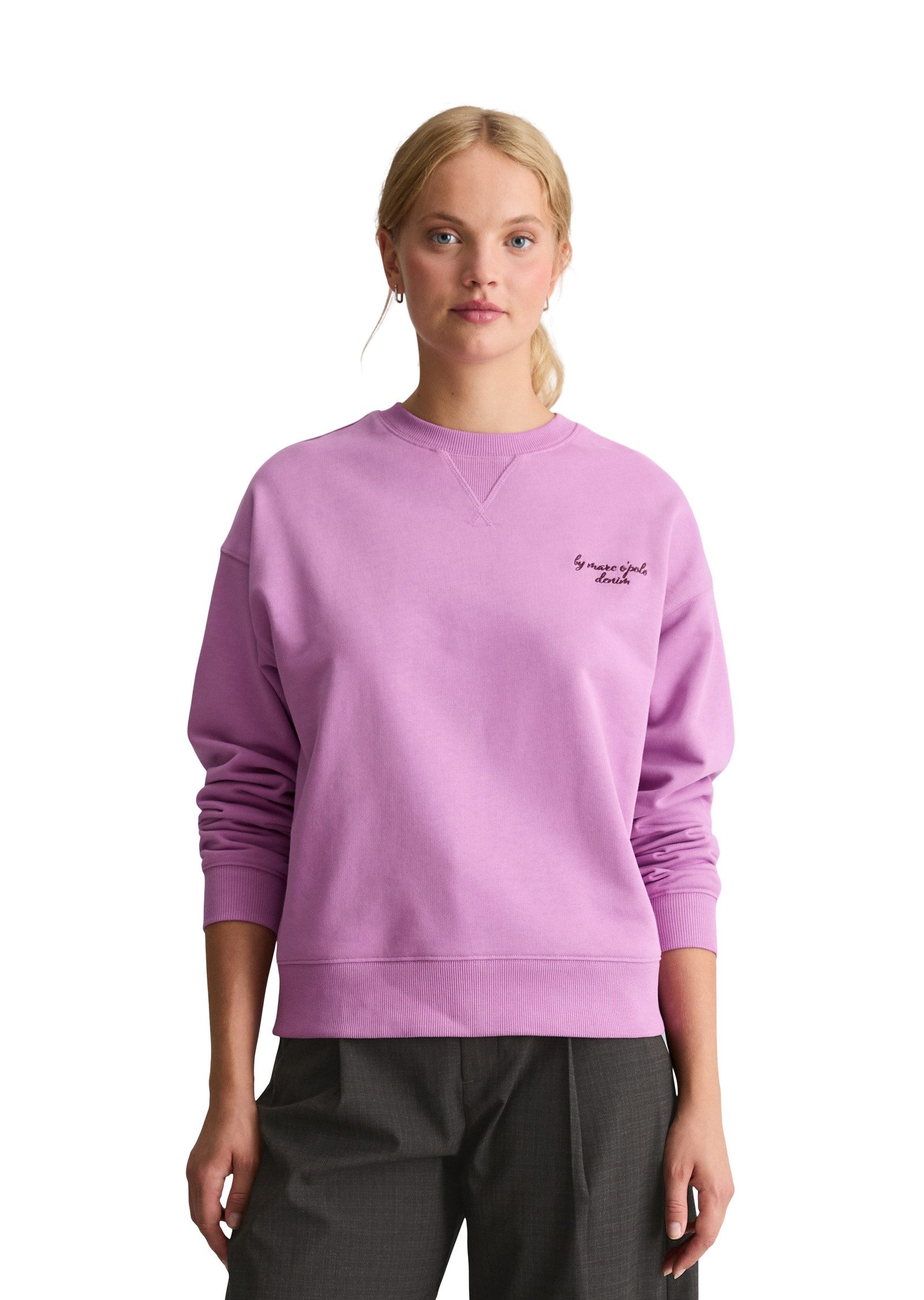 Marc O'Polo DENIM Sweatshirt aus softer Bio-Baumwolle