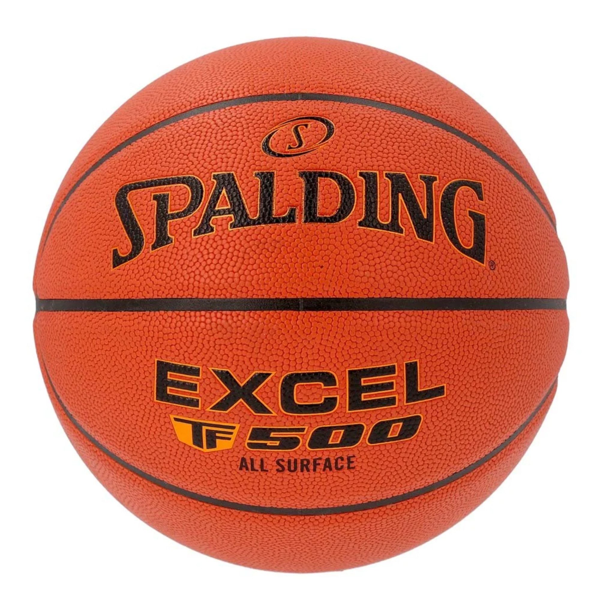 Spalding Basketball Excel TF-500 Composite Indoor/Outdoor Basketball Orange