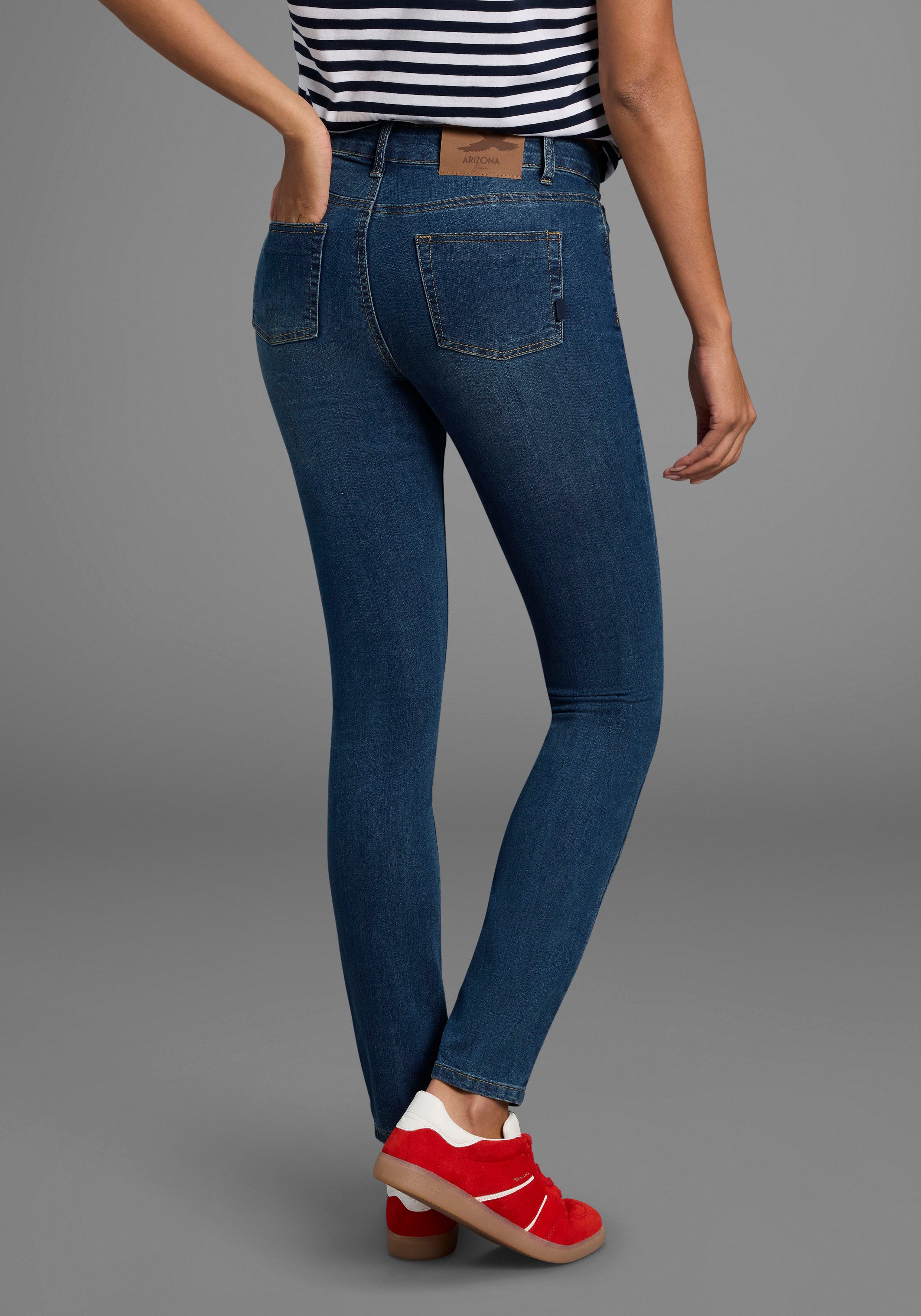 Arizona Slim-fit-Jeans Shaping enge Passform, Röhrenjeans, günstig online kaufen