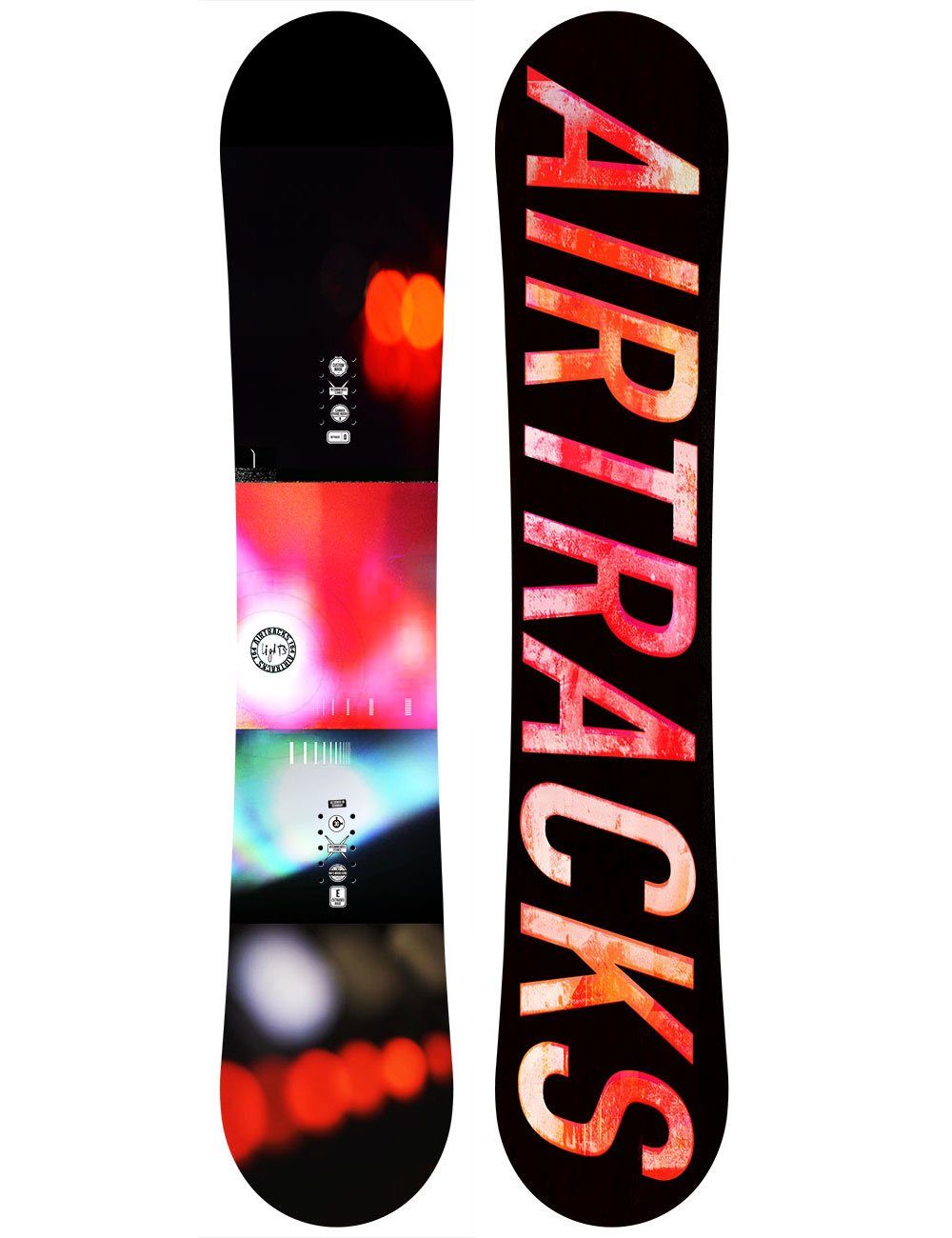 Airtracks Snowboard Damen Snowboard Lights Lady Hybrid Rocker »Mod. 25/26, Snowboard Lights 138 144 148 154 cm