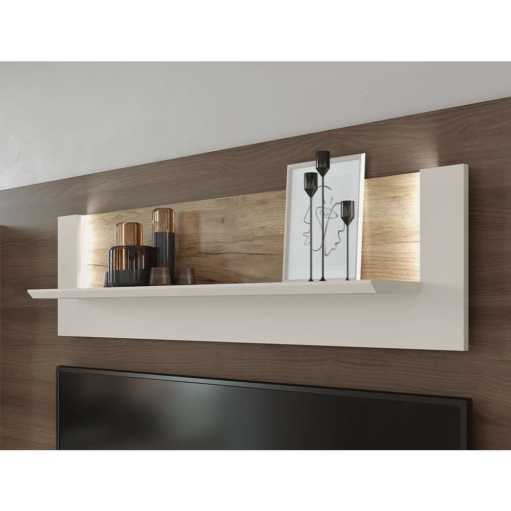 OTTO home Wandregal Sky45, Mit Beleuchtung, lackiert mit wasserbasiertem UV-Lack – Bild 2 von 5