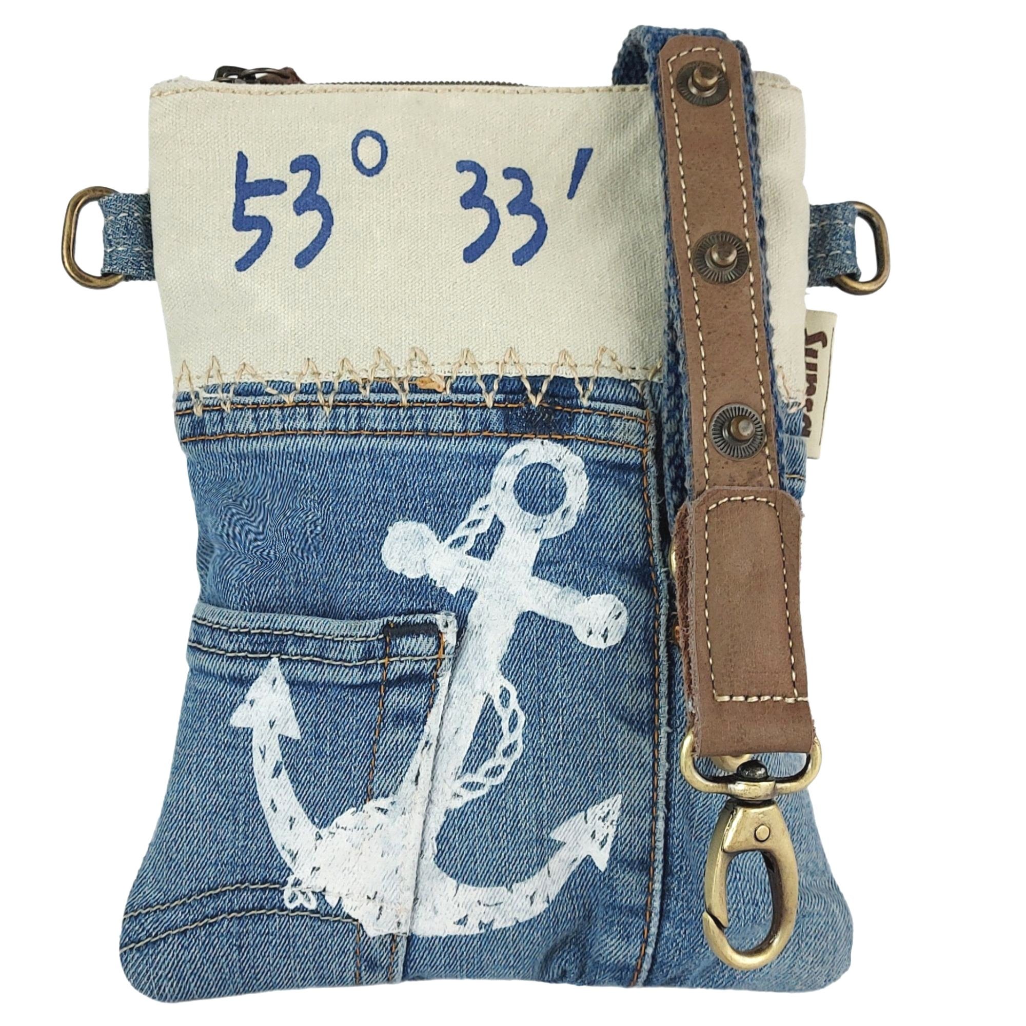 Umhängetasche Umhängetasche Schultertasche Maritim Crossbody Bag