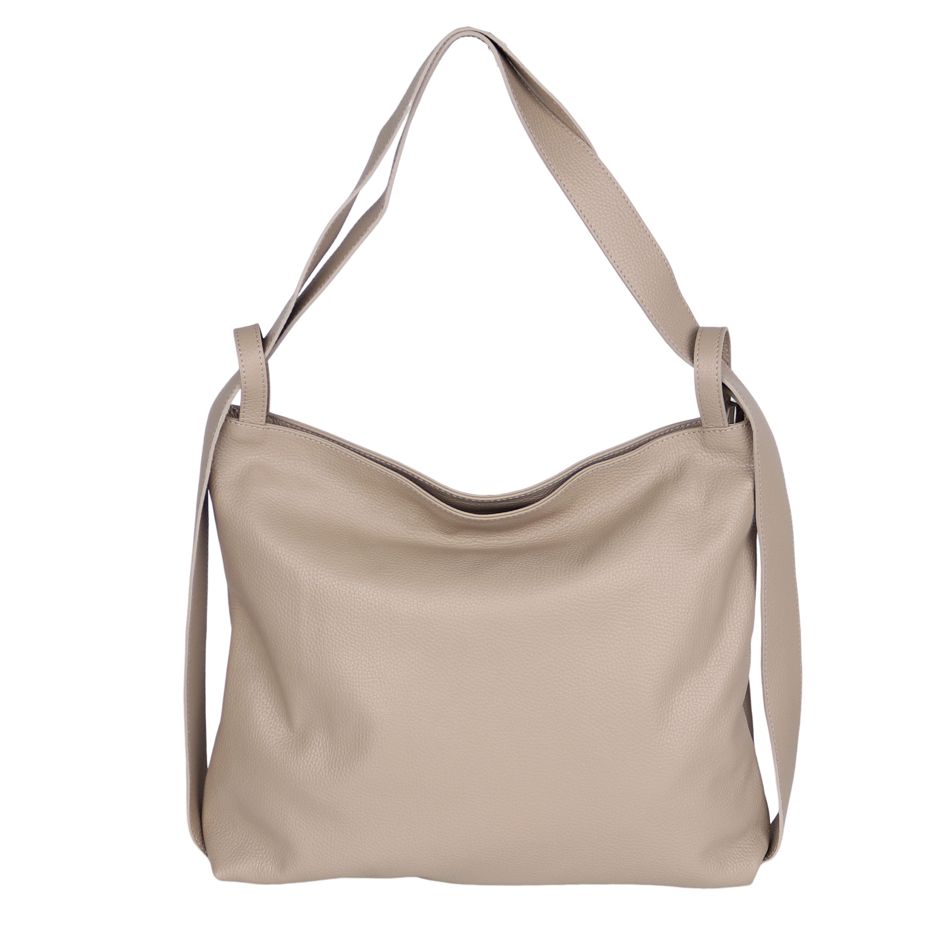 MIRROSI Beuteltasche aus Echtleder, Made in Italy, Shopper Tasche auch als günstig online kaufen