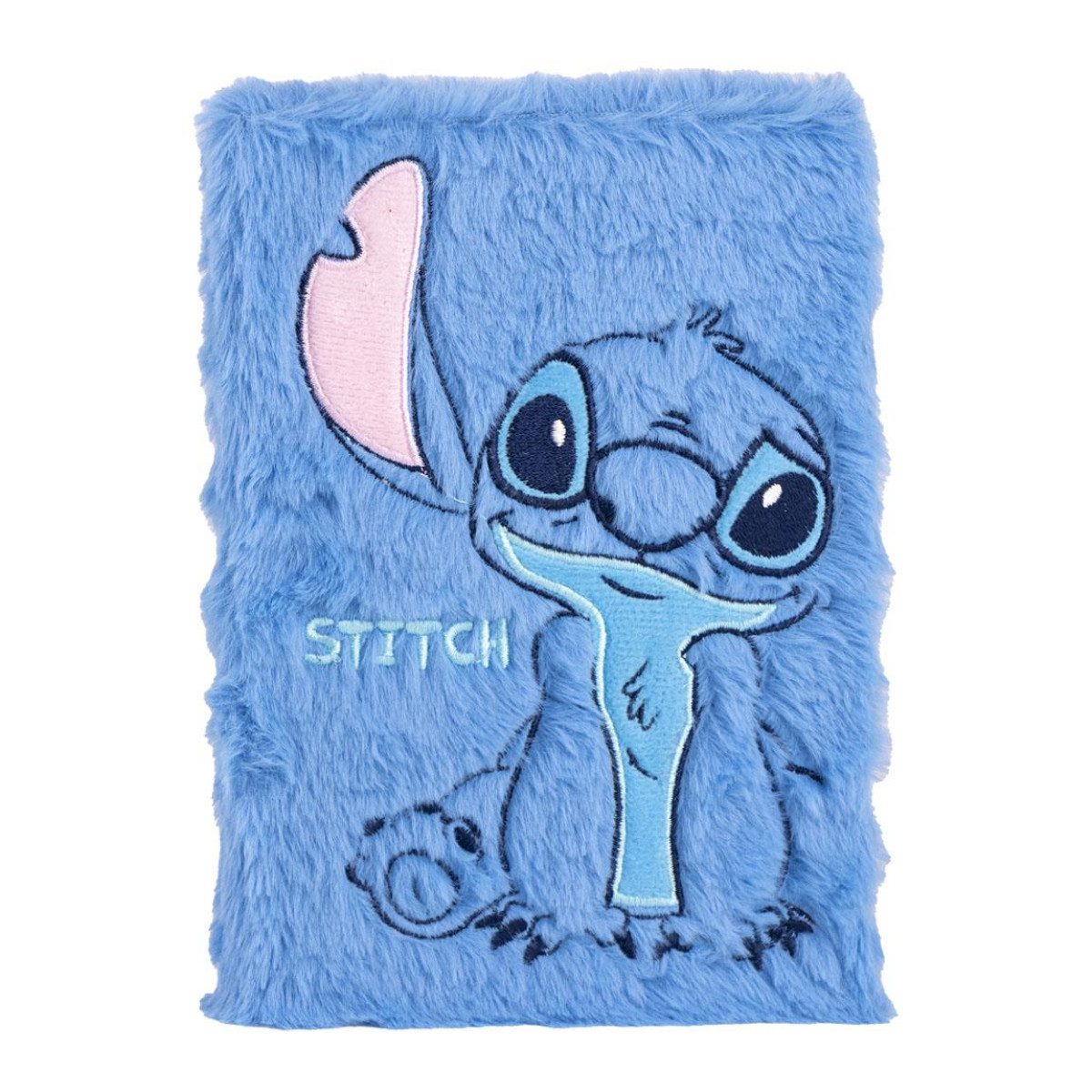 Cerda Notizbuch Disney Stitch Plüsch 16x24x3,5 cm Kinder Schreibwaren