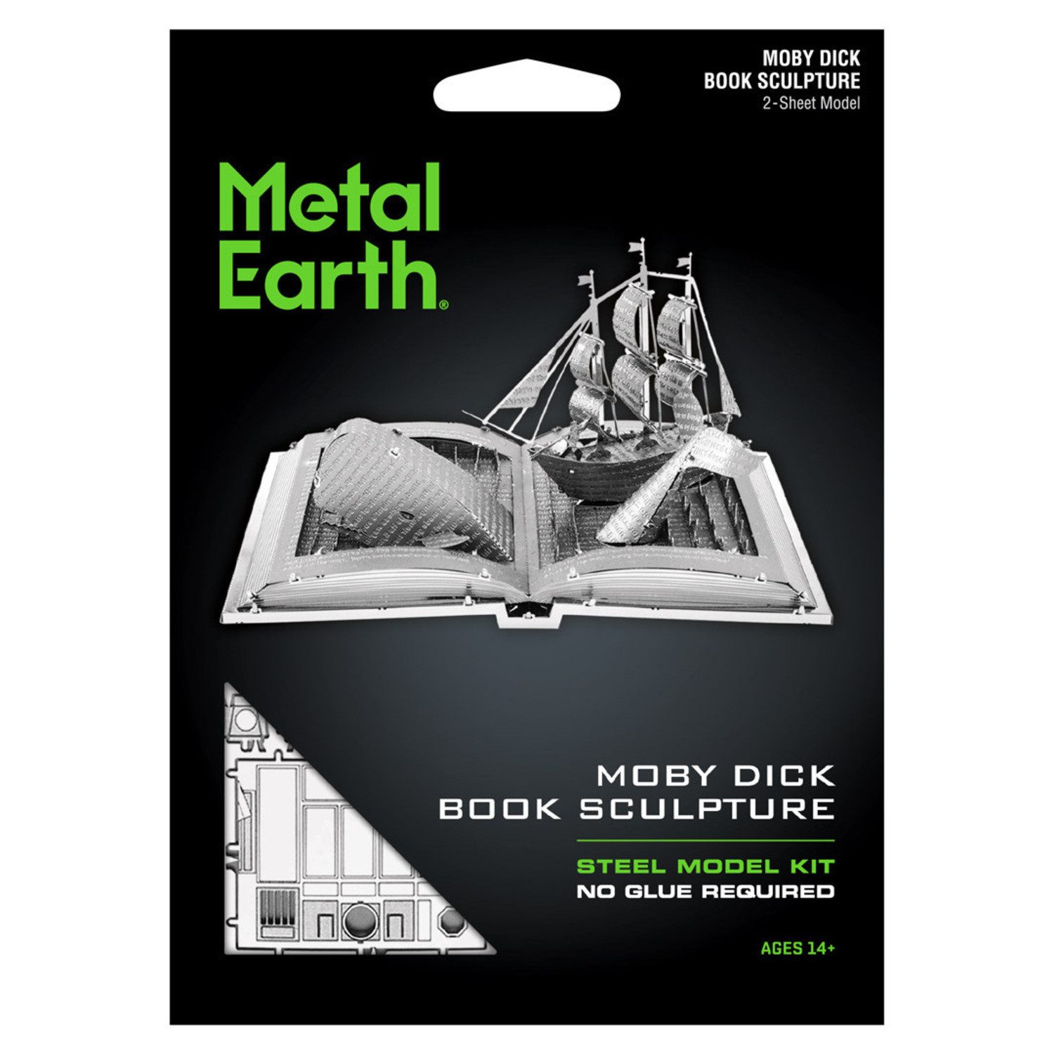Invento Modellbausatz Moby Dick Skulptur 3D Modellbausatz aus Metall
