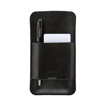 Artwizz Smartphone-Hülle PouchPouch Handytasche / Etui Schutzhülle mit Fächern in Lederoptik, Sony Xperia 10