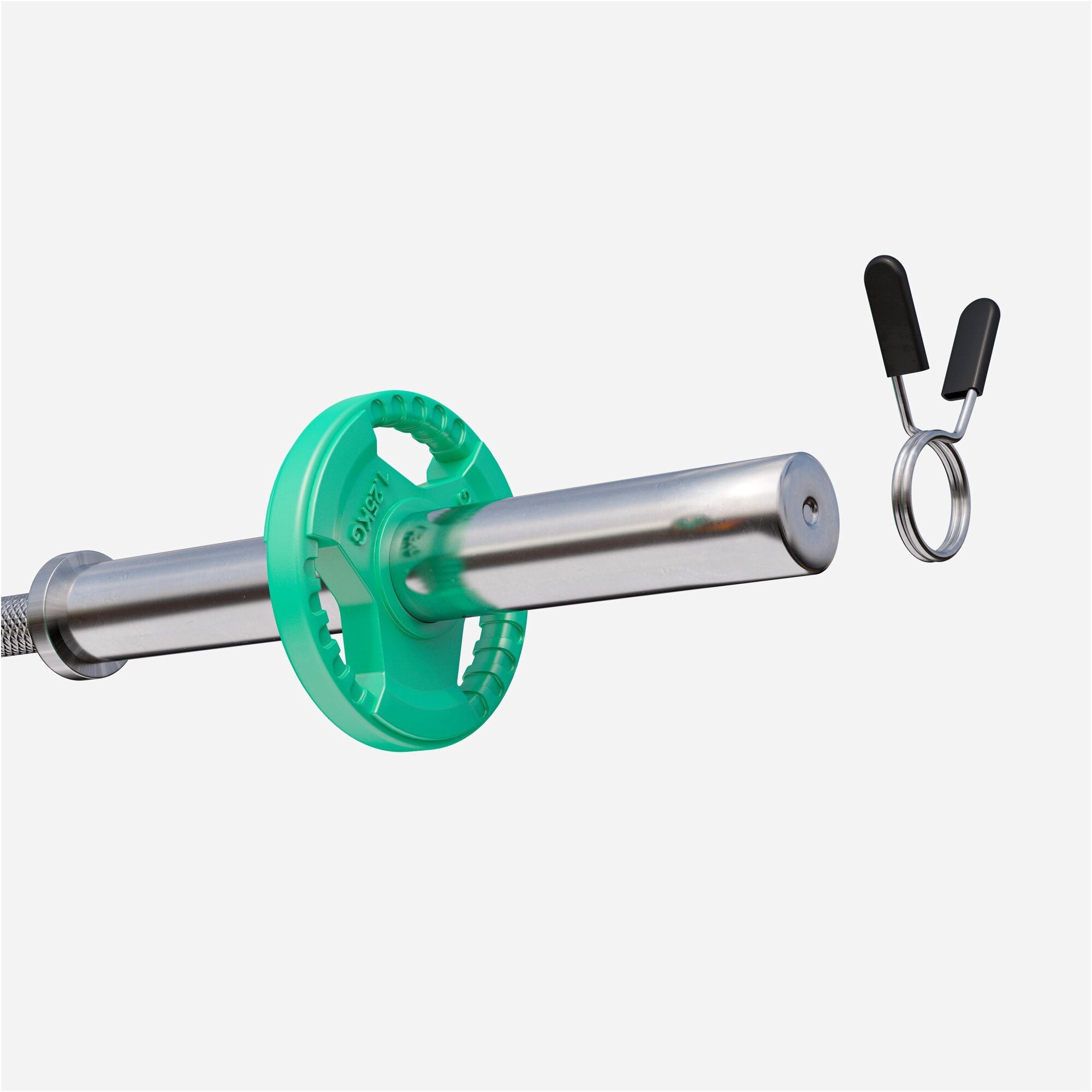 GORILLA SPORTS Hantelscheibe Hantelscheibe 50/51mm Olympia Gummi Gripper 1,25-25 KG, 1.25 kg, (1-tlg)