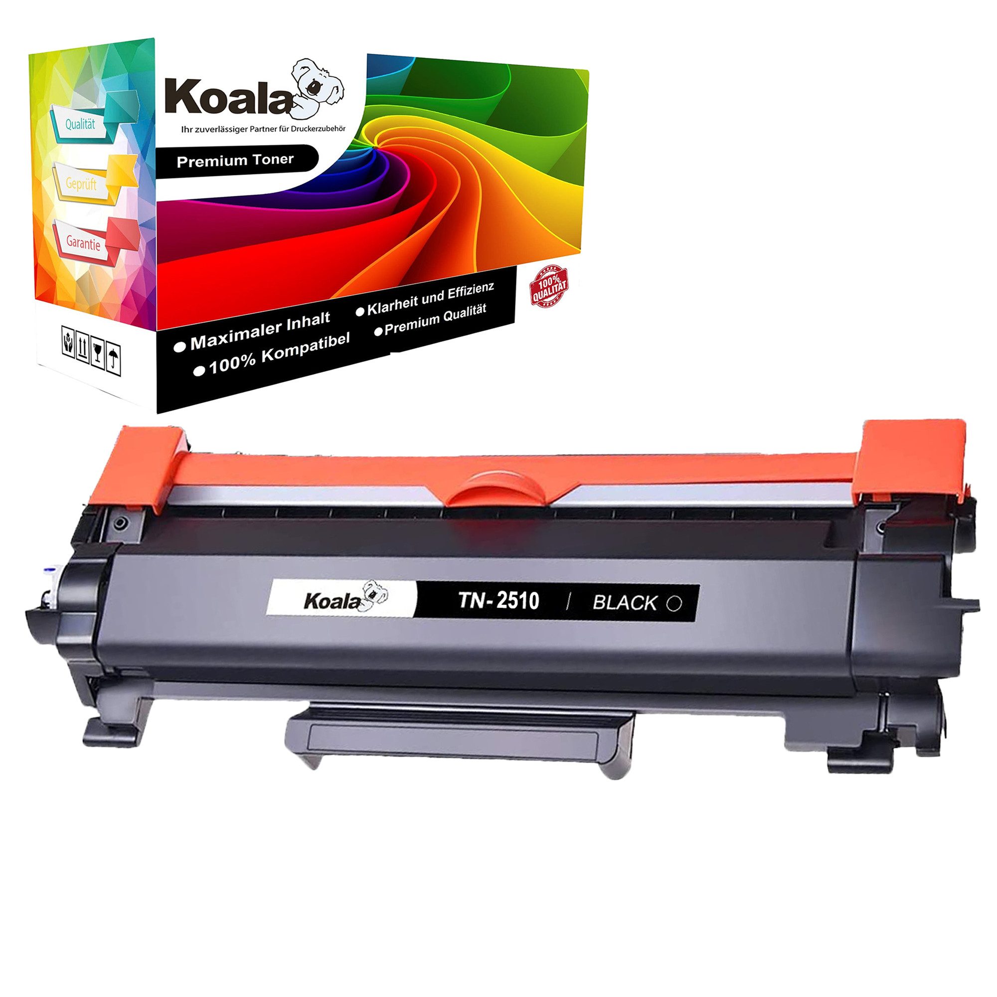 Tonerpatrone Kompatible für Brother TN-2510 DCP-L2627DWE HL-L2400DWE MFC-L2860DWE