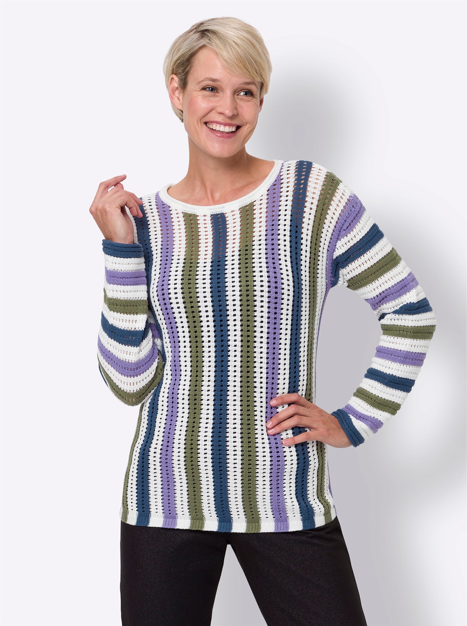 Strickpullover Ajourpullover