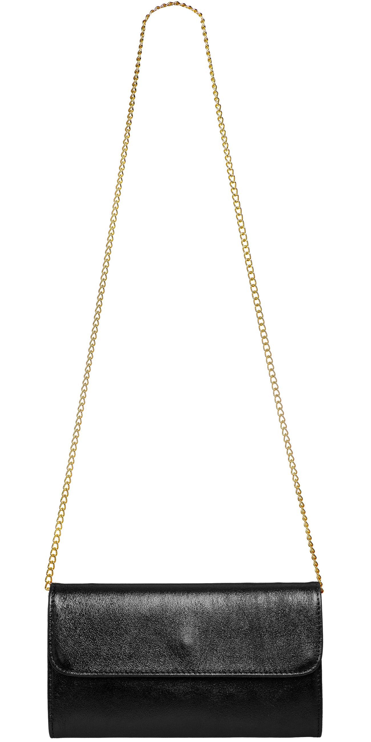 Caspar Clutch Abendtasche Metallic Leder Damen günstig online kaufen