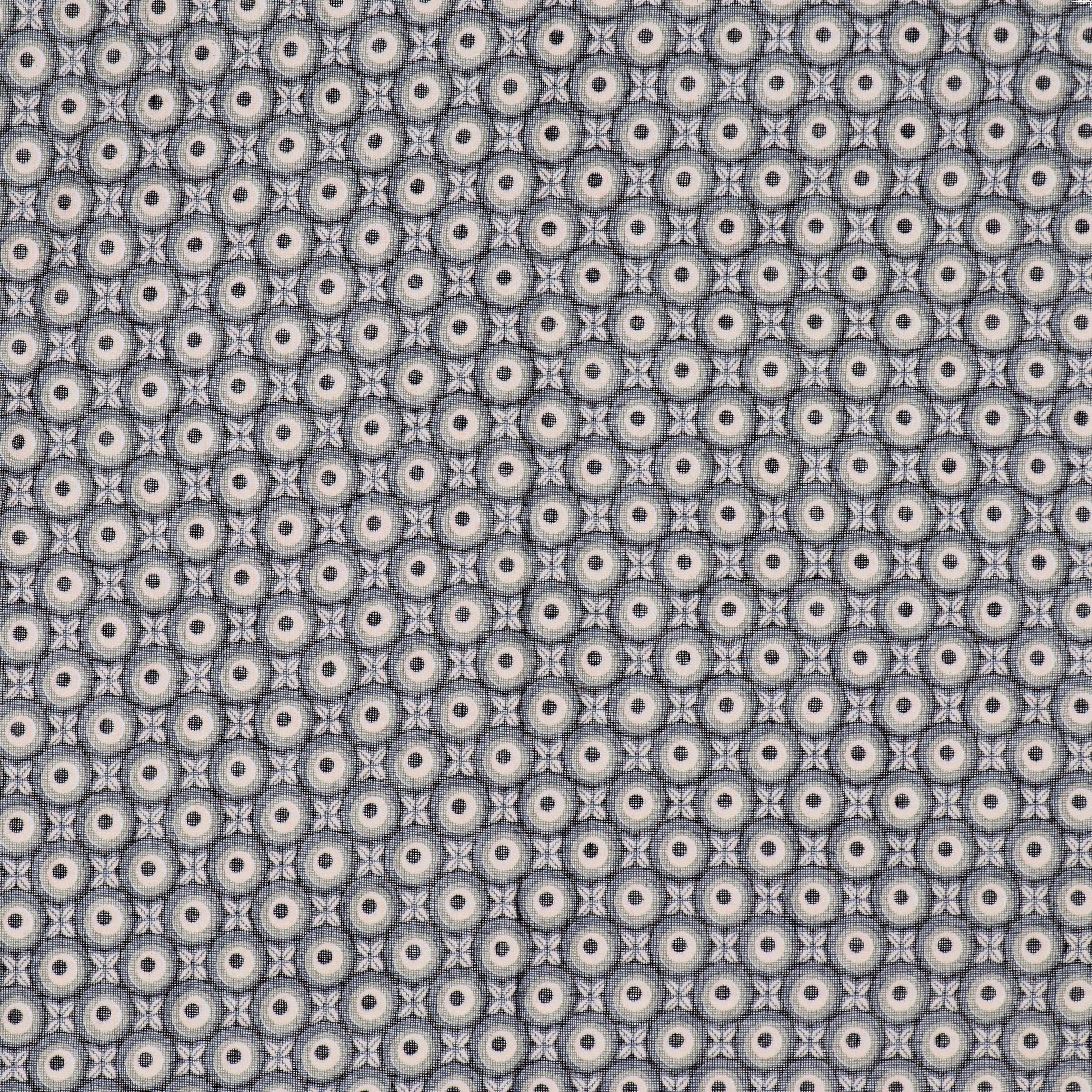 halsüberkopf Schal Little Modeschal Accessoires Alloverprint Circles, mit grau