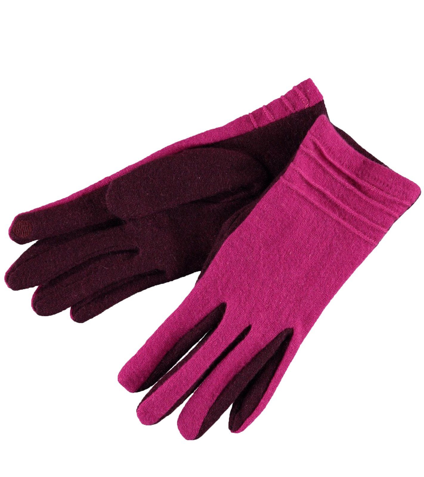 ABOUT ACCESSORIES Skihandschuhe »ABOUT ACCESSORIES Finger-Handschuhe Damen  Touchscreen tauglich Strick-Handschuhe Pink« online kaufen | OTTO