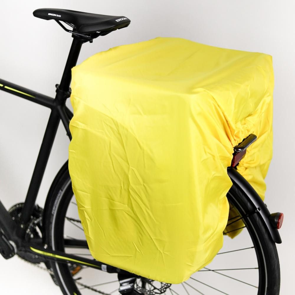 Haberland Fahrradtasche Haberland Regenüberzug RSET03 10 für Dreifachtaschen, gelb
