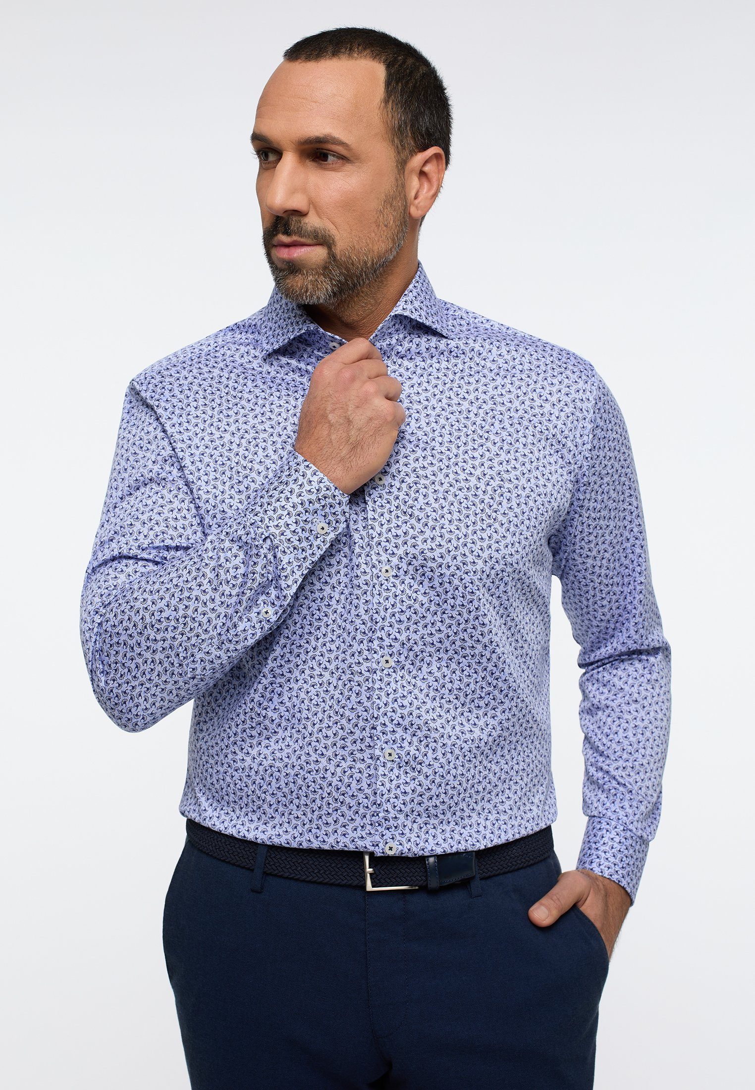 Eterna Langarmhemd MODERN FIT NON IRON (bügelfrei)