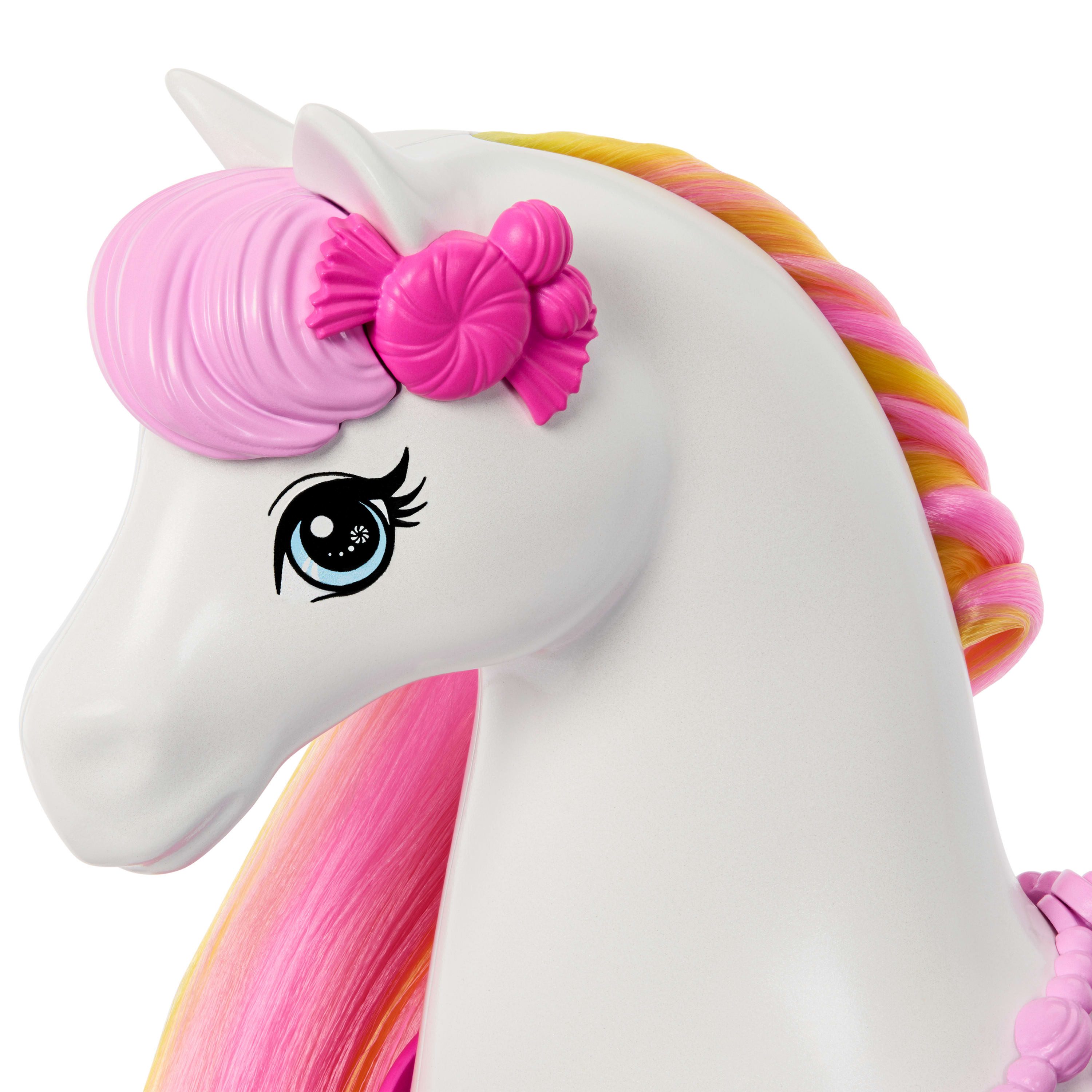 Barbie Puppen Fahrzeug Barbie in Der Nussknacker, Pferd und Schlitten, Pferd mit duftender Mähne – Bild 5 von 5