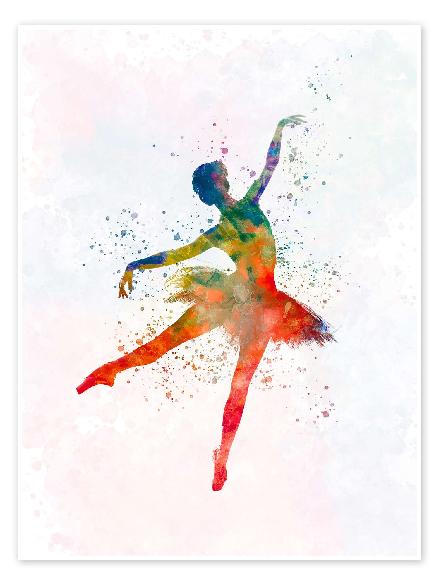 Posterlounge Wandbild Balletttänzerin VIII, nobelart, erhältlich als Poster, Leinwandbild, Wandsticker oder Acrylglasbild