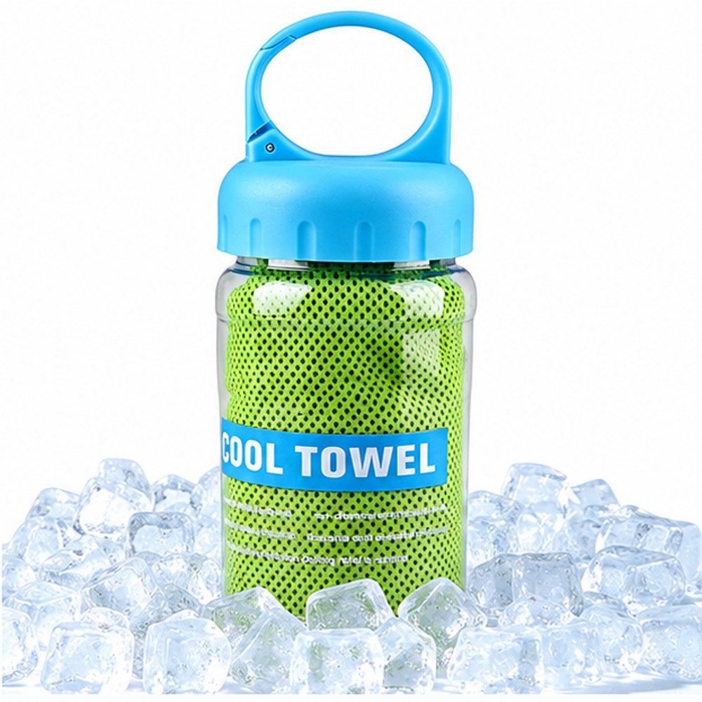 Zaewry Sporthandtuch Kühltücher aus Mikrofaser, Cooling Towel für Nacken und Gesicht, weich, atmungsaktiv, kühlendes Sporthandtuch für Fitness und Laufen
