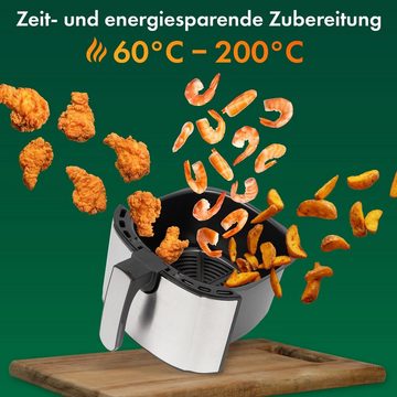 ProfiCook Heißluftfritteuse PC-FR 1239 H, 5,5 Liter, 7 Programme, LED-Display