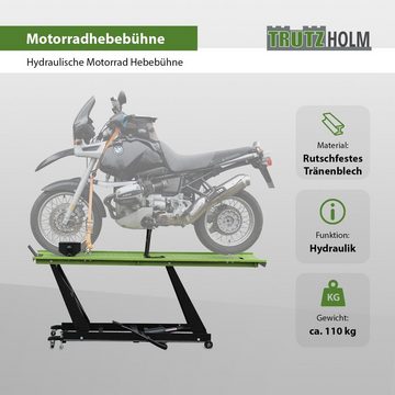 TRUTZHOLM Hydraulikheber Motorradhebebühne hydraulisch Montagebühne Heber 450kg