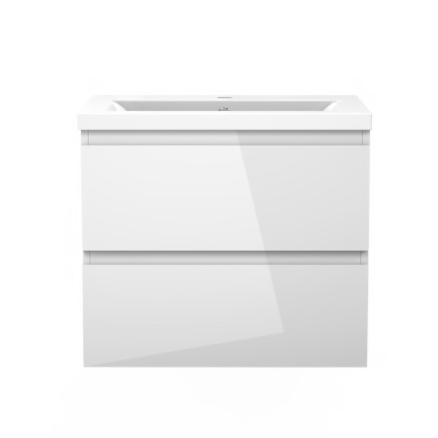 duschspa Waschtisch Badmöbel Set Waschbecken mit Unterschrank MDF, Beite 50 günstig online kaufen