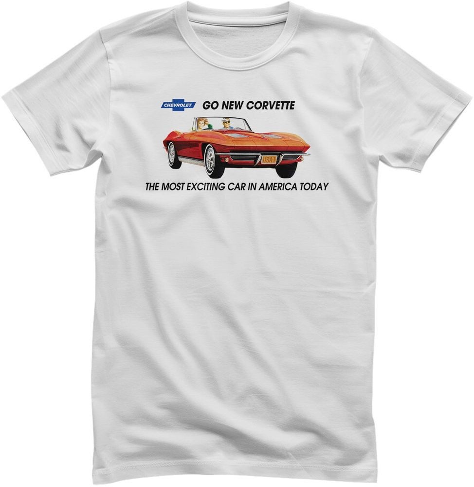 Corvette T-Shirt Go New Corvette Vintage Add T-Shirt
