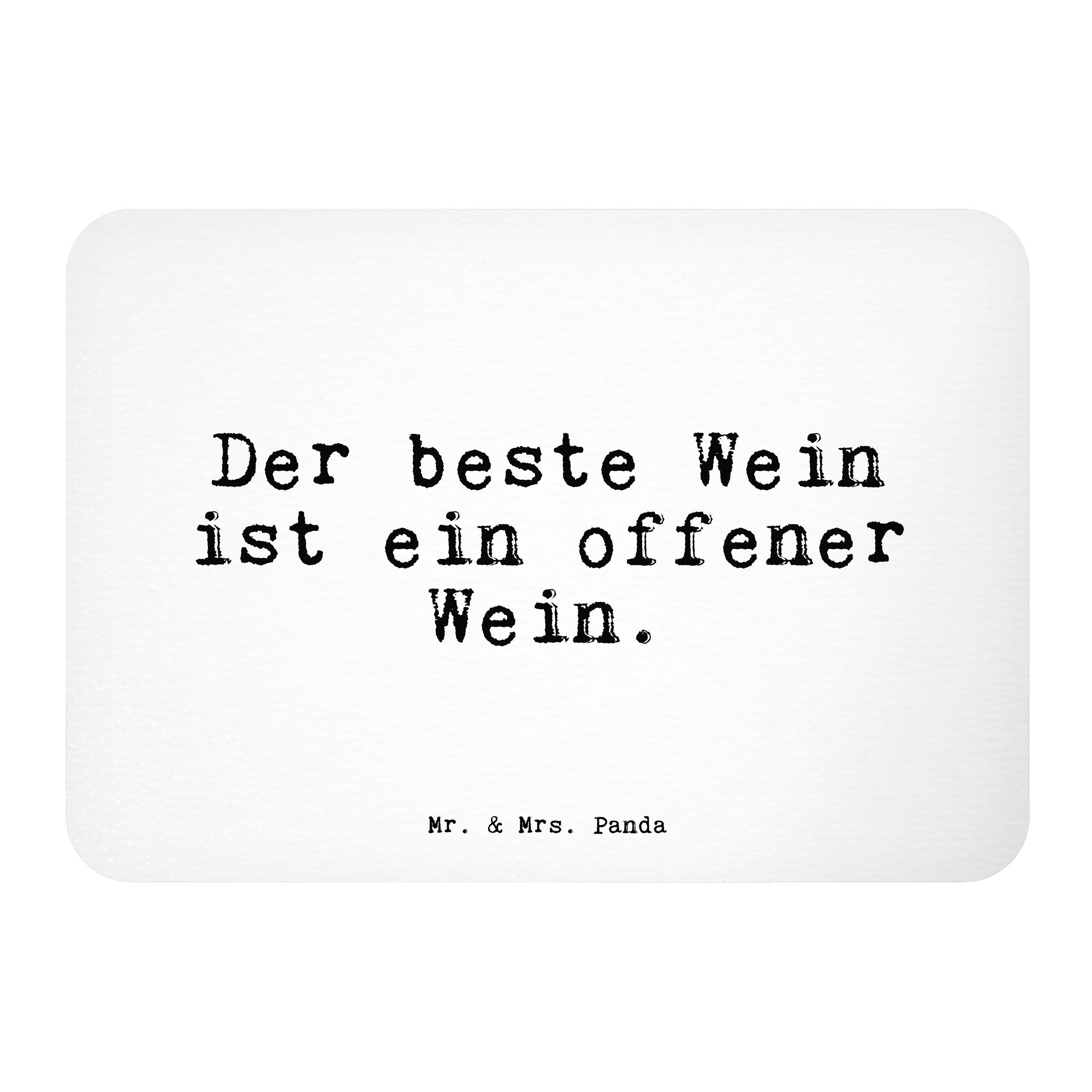 Mr. & Mrs. Panda Der beste Wein ist... Weiß Geschenk