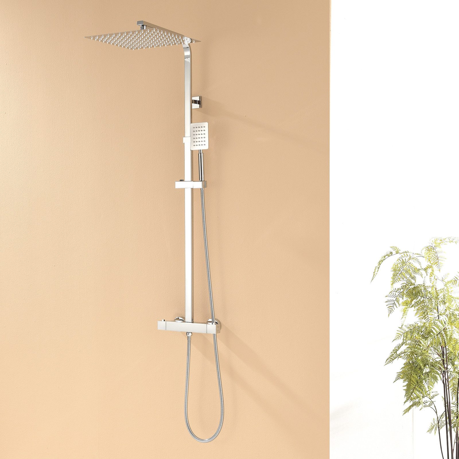 Auralum Max Duschsystem mit Thermostat Duscharmatur günstig online kaufen