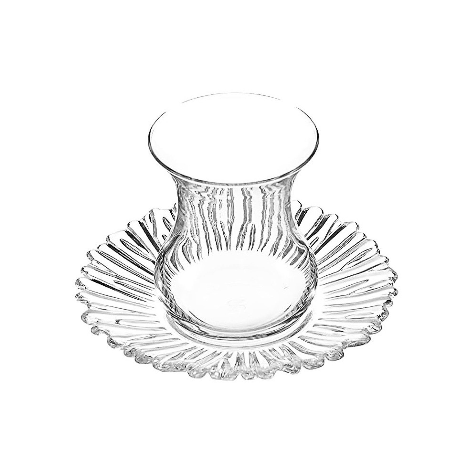 Pasabahce Untertasse Aurora Teeteller 6-teilig Unterteller für Teegläser transparent, (6 St) – Bild 3 von 4