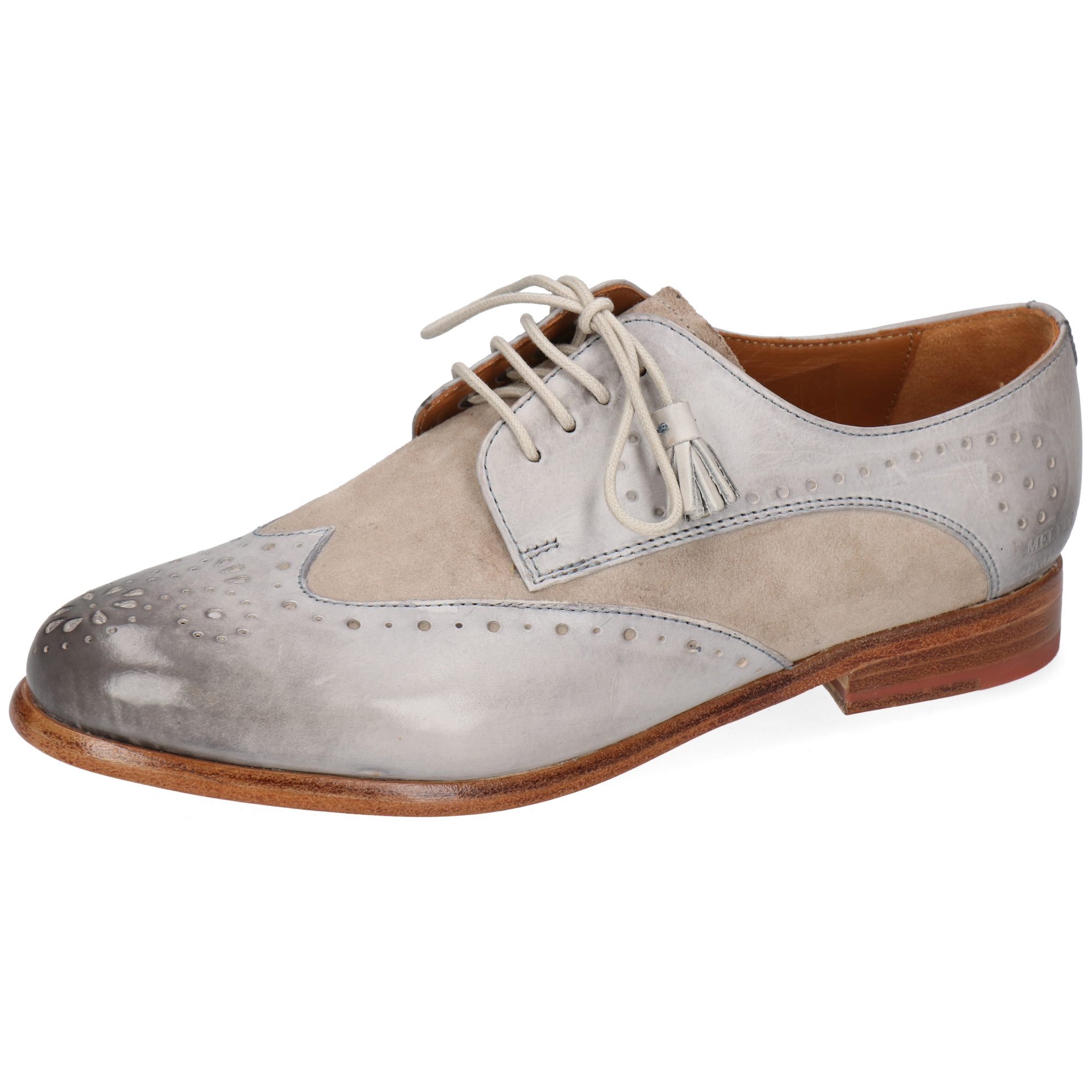 Selina 41 Leder-Derby Schuhe für Damen Schnürschuh