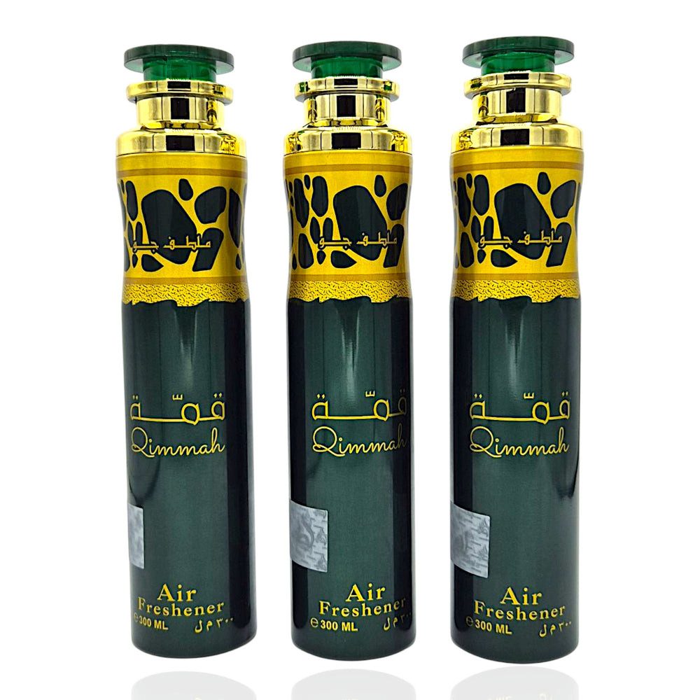 Lattafa Raumduft Lattafa Raumduft Set Lufterfrischer Qimmah 3x300ml=900ml