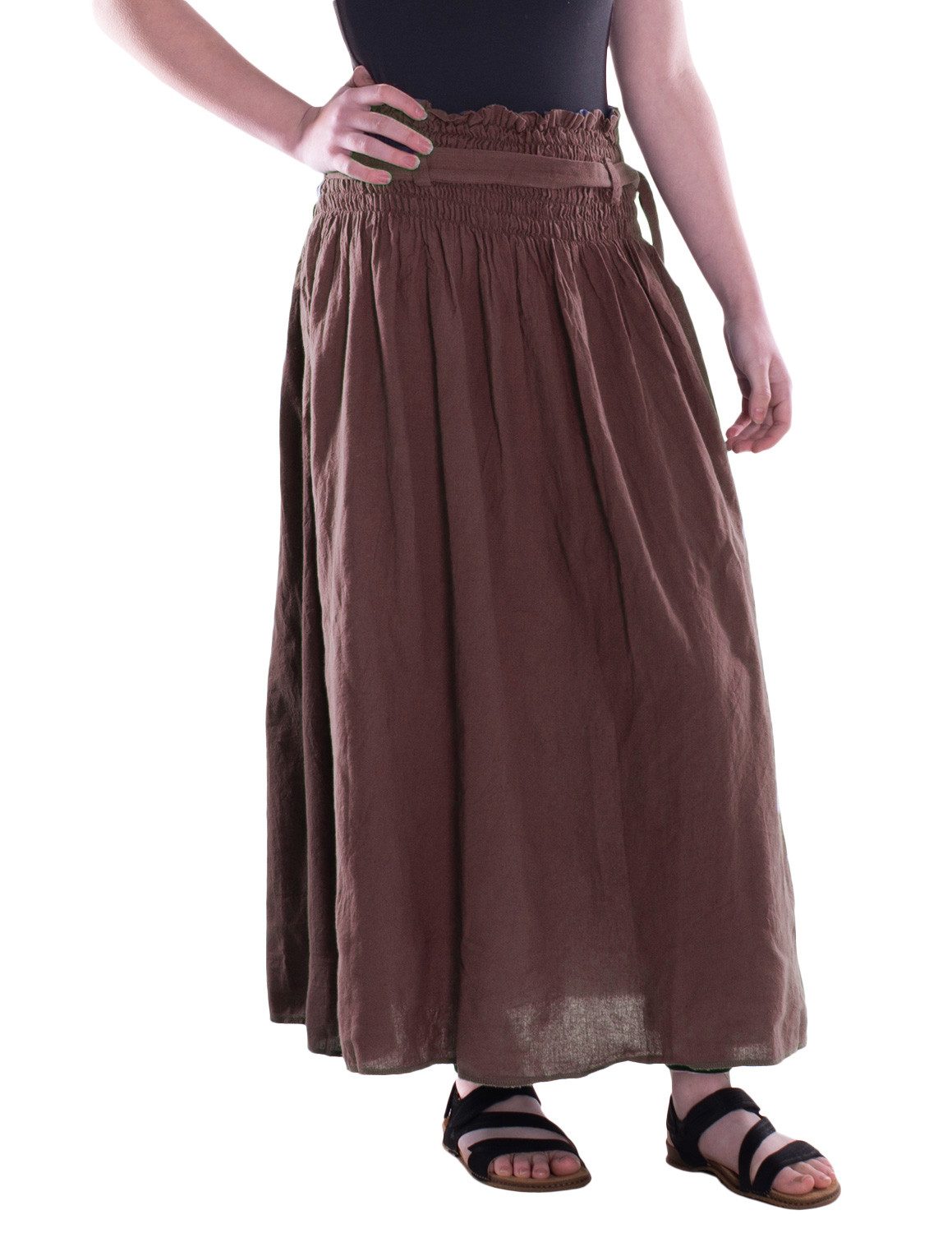 Vishes Maxirock Damen Maxi-Rock Baumwolle Boho günstig online kaufen