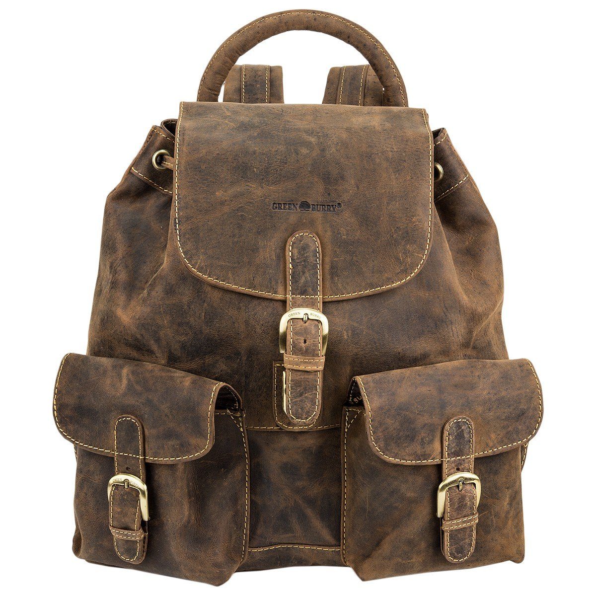 Greenburry Rucksack Vintage City Leder Rucksack Daypack 1711S-25 günstig online kaufen