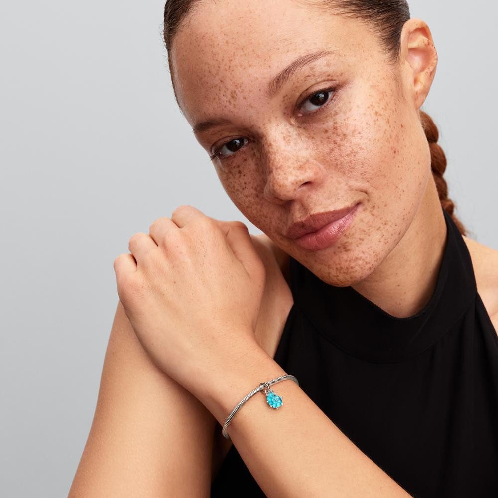 Pandora Charm-Einhänger Anhänger Meeresschnecke, Sterlingsilber von PANDORA Moments
