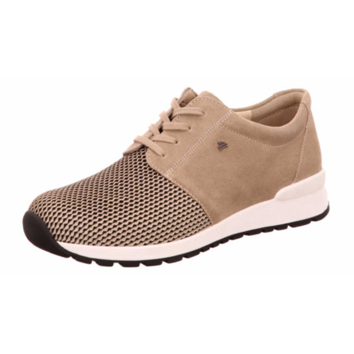 Komfort Schnürer für Herren in beige Schnürschuh