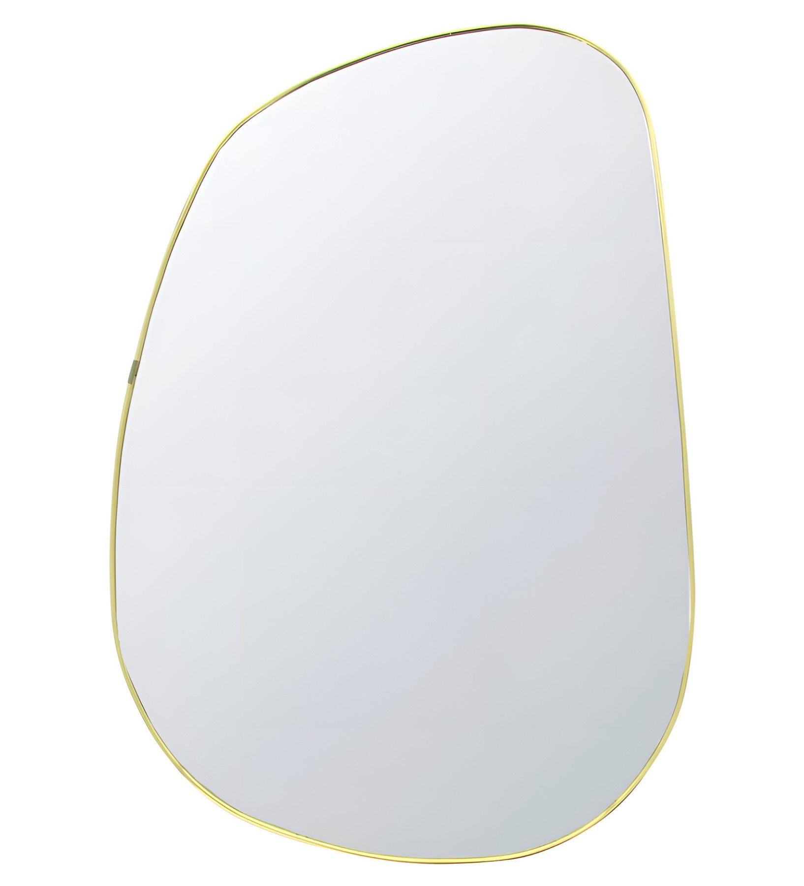 Dekoleidenschaft Wandspiegel "Gold" 40x60 cm groß, asymetischer Dekospiegel günstig online kaufen