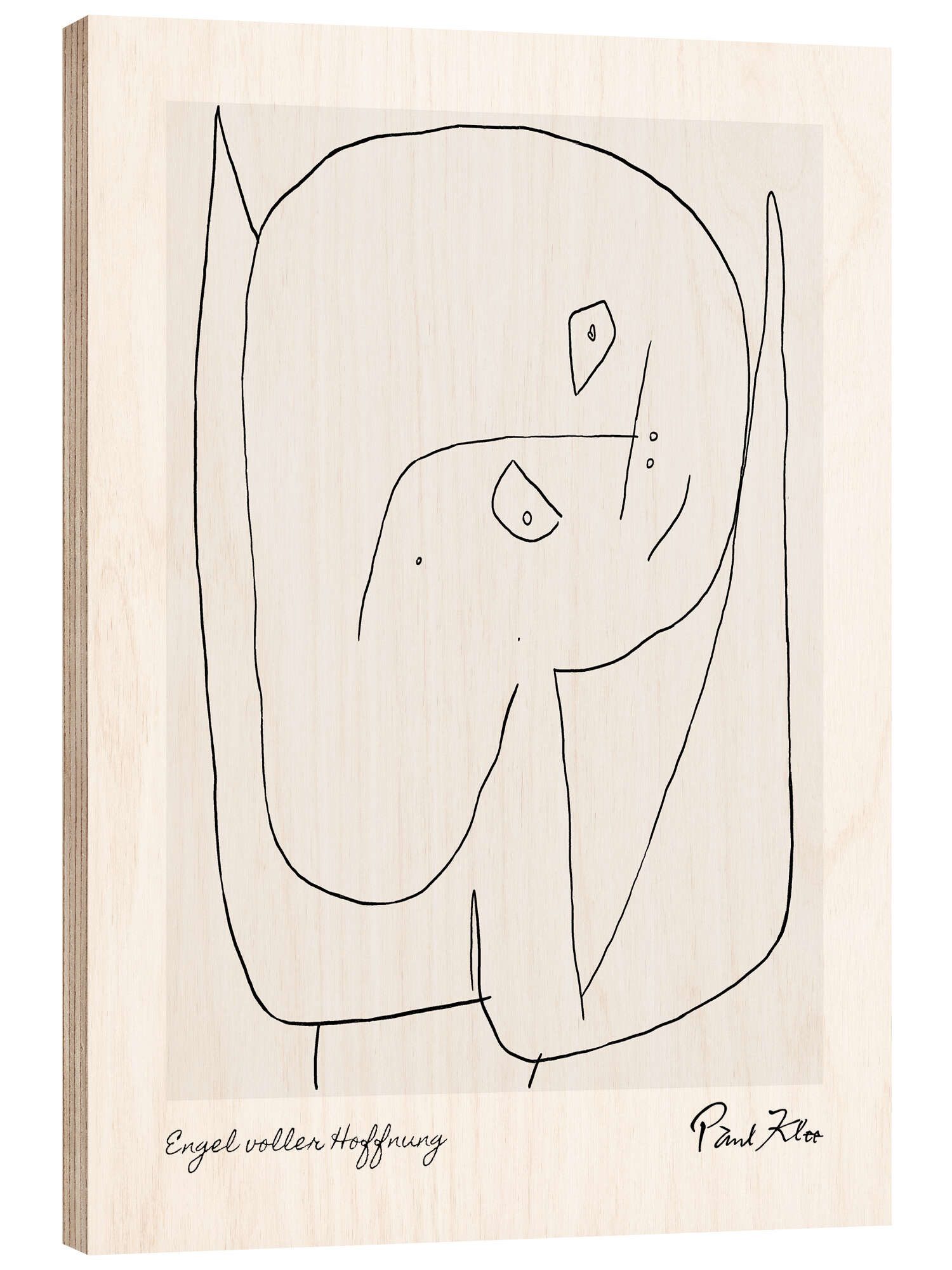 Holzbild Paul Klee