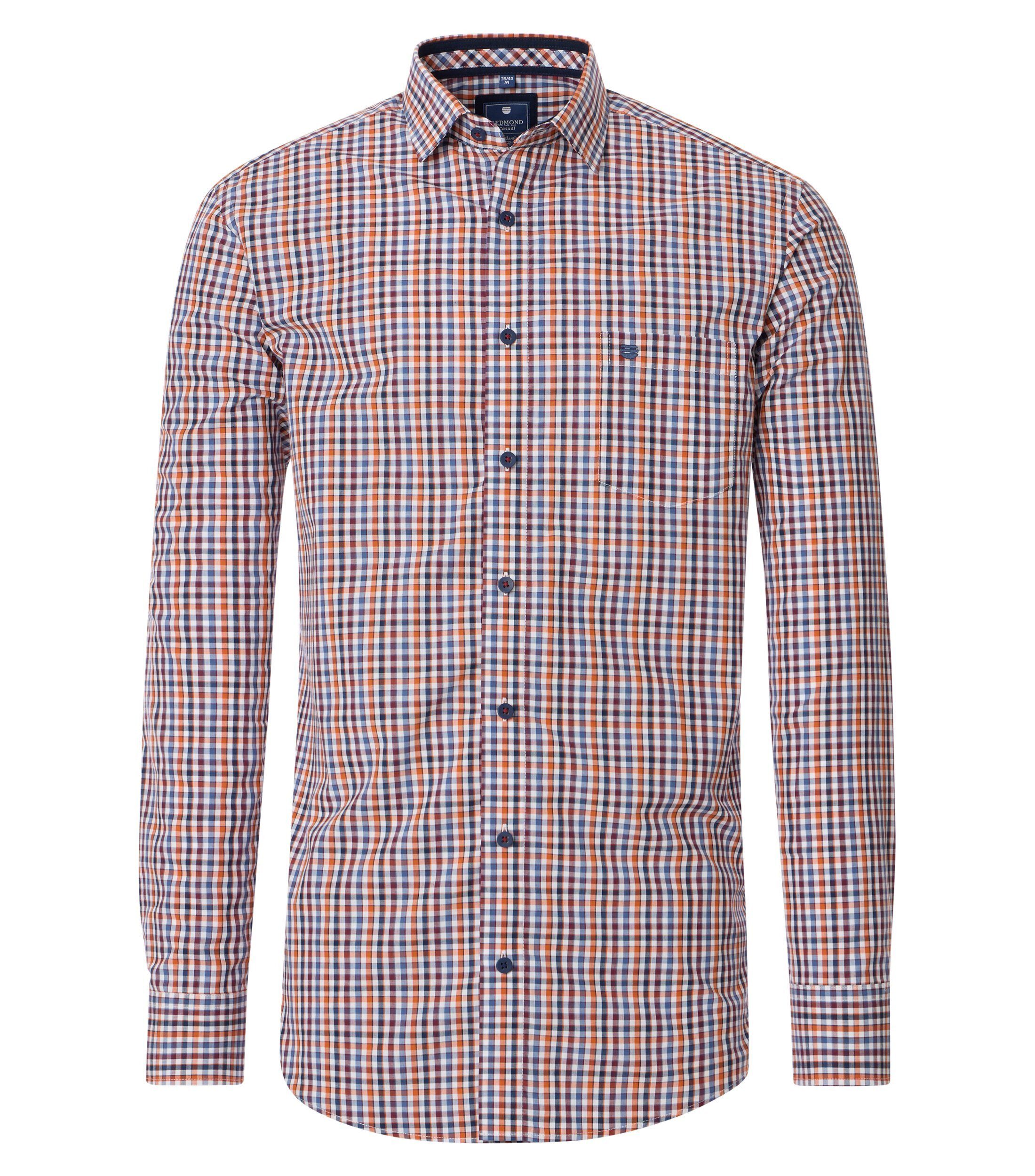 Langarmhemd kariert Comfort Fit