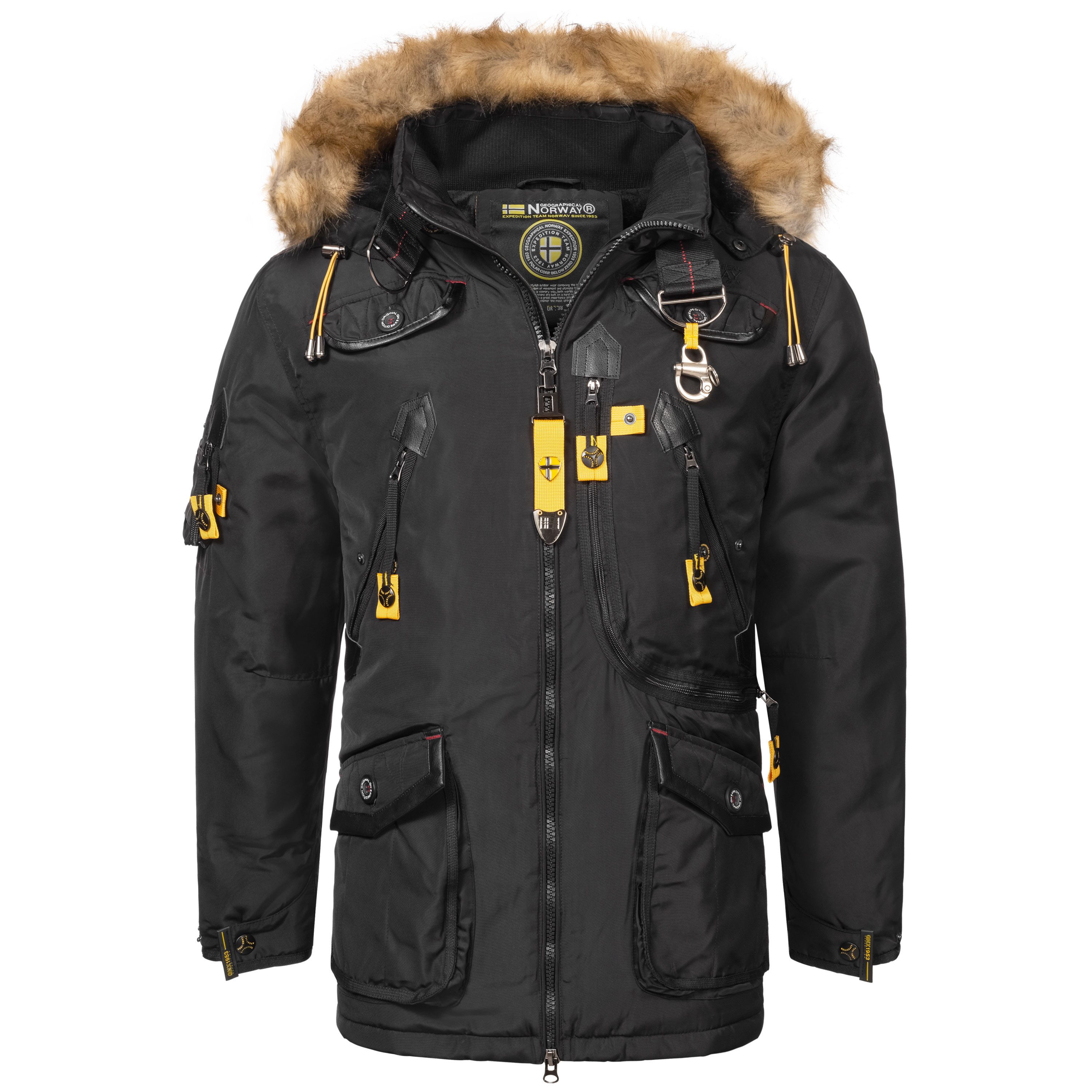 Parka Herren Luxus Outdoor Funktions Jacke Sehr Warm Winter Jacke AGAR