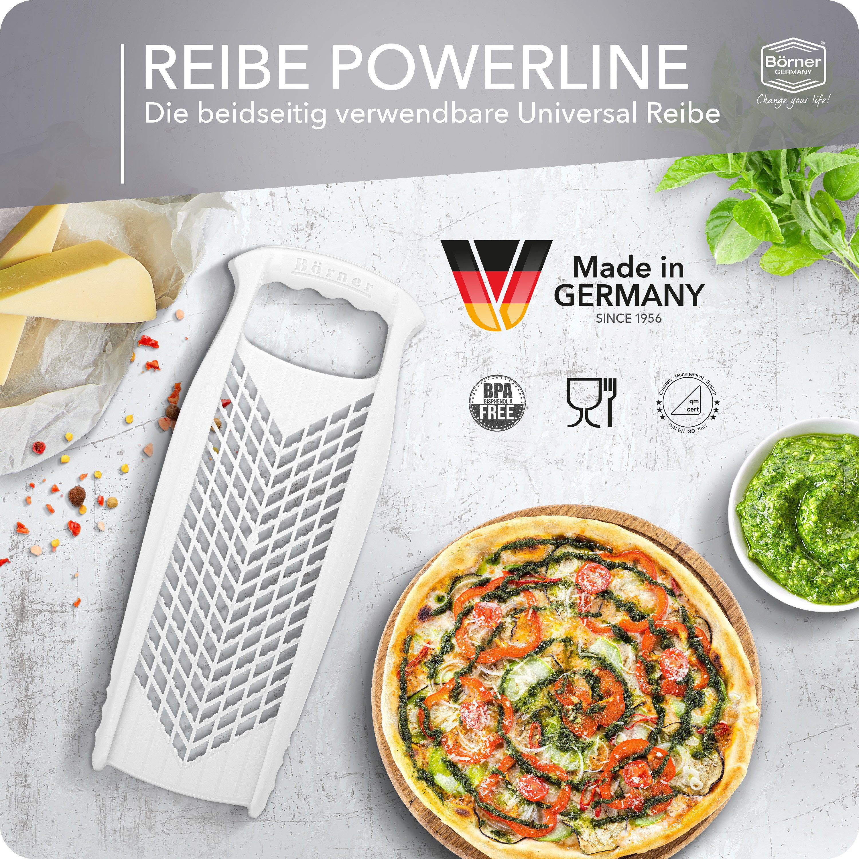 Börner Gemüseschneider Reibe PowerLine