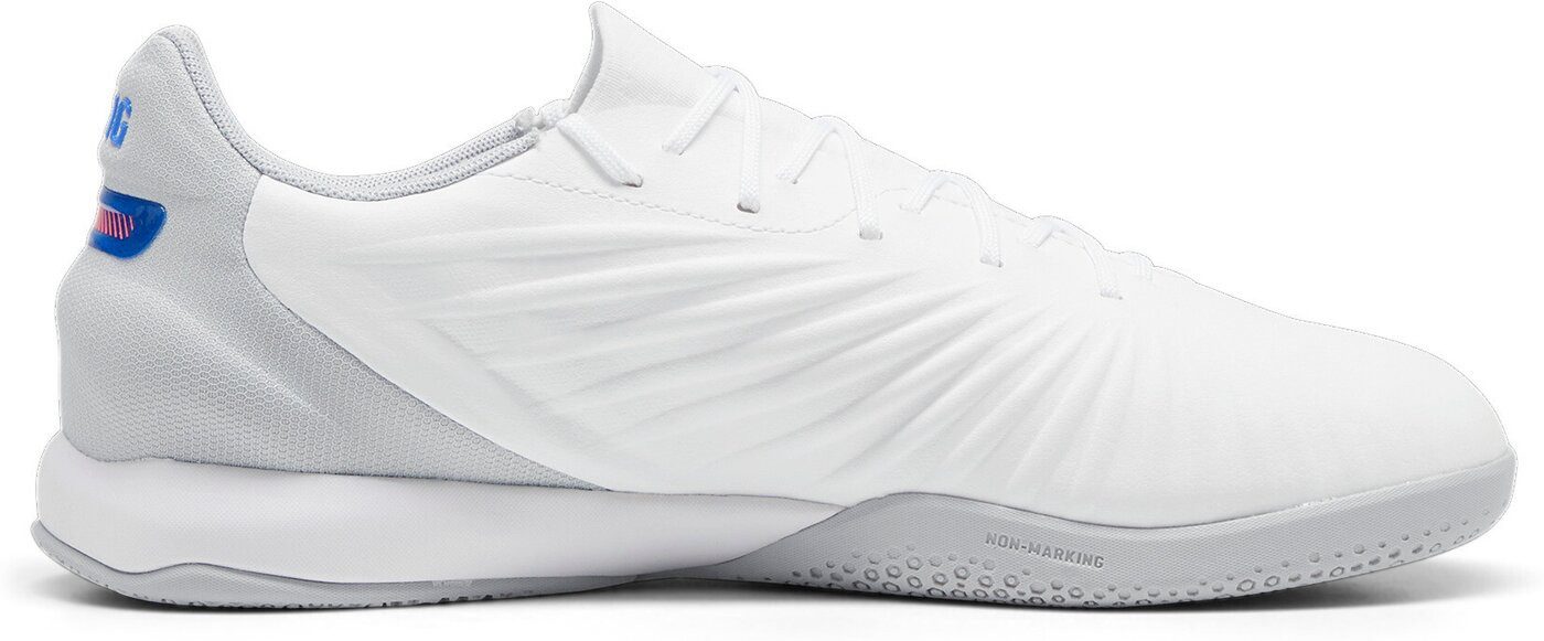 PUMA KING MATCH IT PUMA WHITE-BLUEMAZING-FLAT LIGHT GRAY Fußballschuh