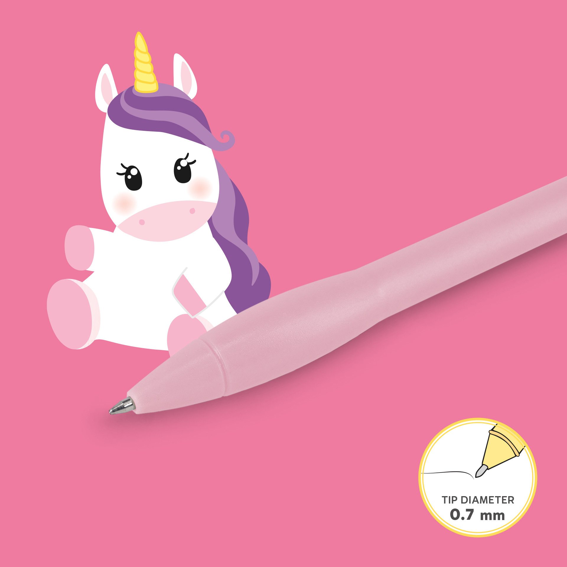Legami Kugelschreiber Legami Leuchtender Kugelschreiber Writing is Magic Unicorn Einhorn