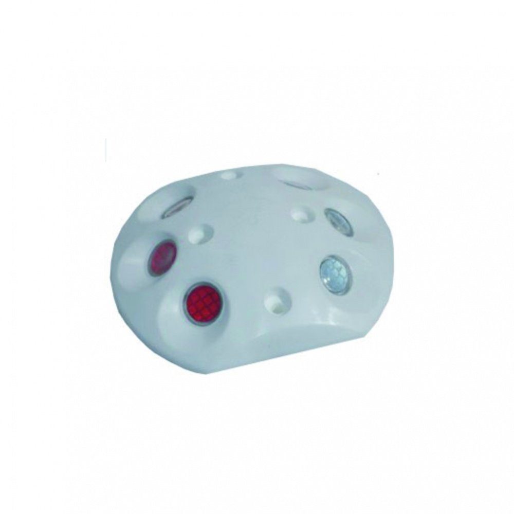 Hinweisschild Markierungsnagel oval, 120 x 140 x 25 mm, weiß, 1 Stk.