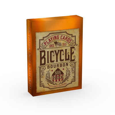 Cartamundi Spiel, Kartenspiel Bicycle Kartendeck - Bourbon, mit einzigartigem Air-Cushion®-Finish