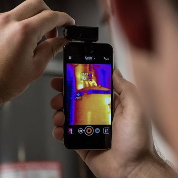 Seek Thermal Wärmebildkamera Wärmebildkamera-Aufsatz Compact für iOS, Lightning-Anschluss für iOS-Geräte